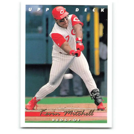 1993 Upper Deck #646 Kevin Mitchell VG Cincinnati Reds Baseball Card - Baseball Card Single