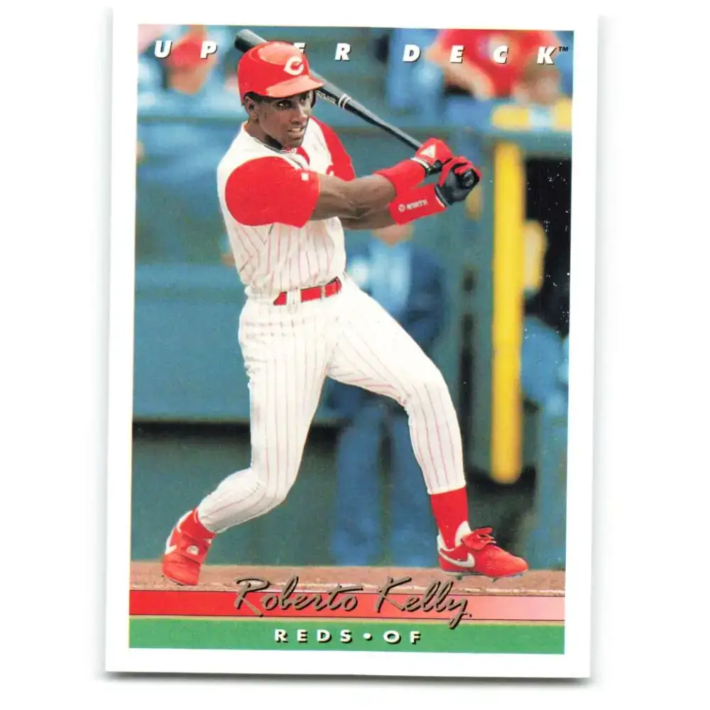 1993 Upper Deck #655 Roberto Kelly VG Cincinnati Reds Baseball Card - Baseball Card Single
