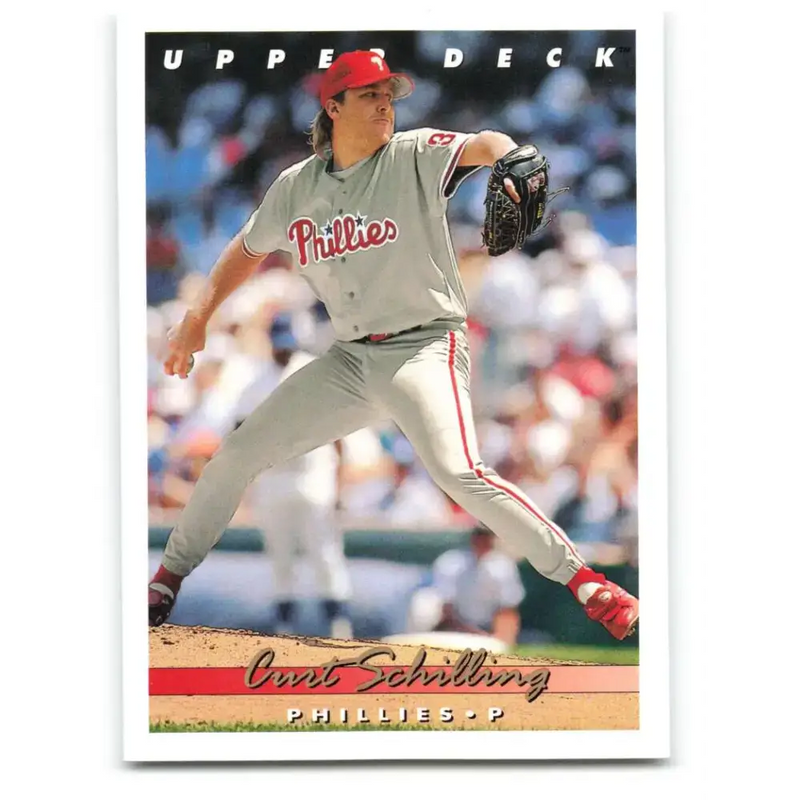 1993 Upper Deck #67 Curt Schilling VG Philadelphia Phillies Baseball Card - Baseball Card Single