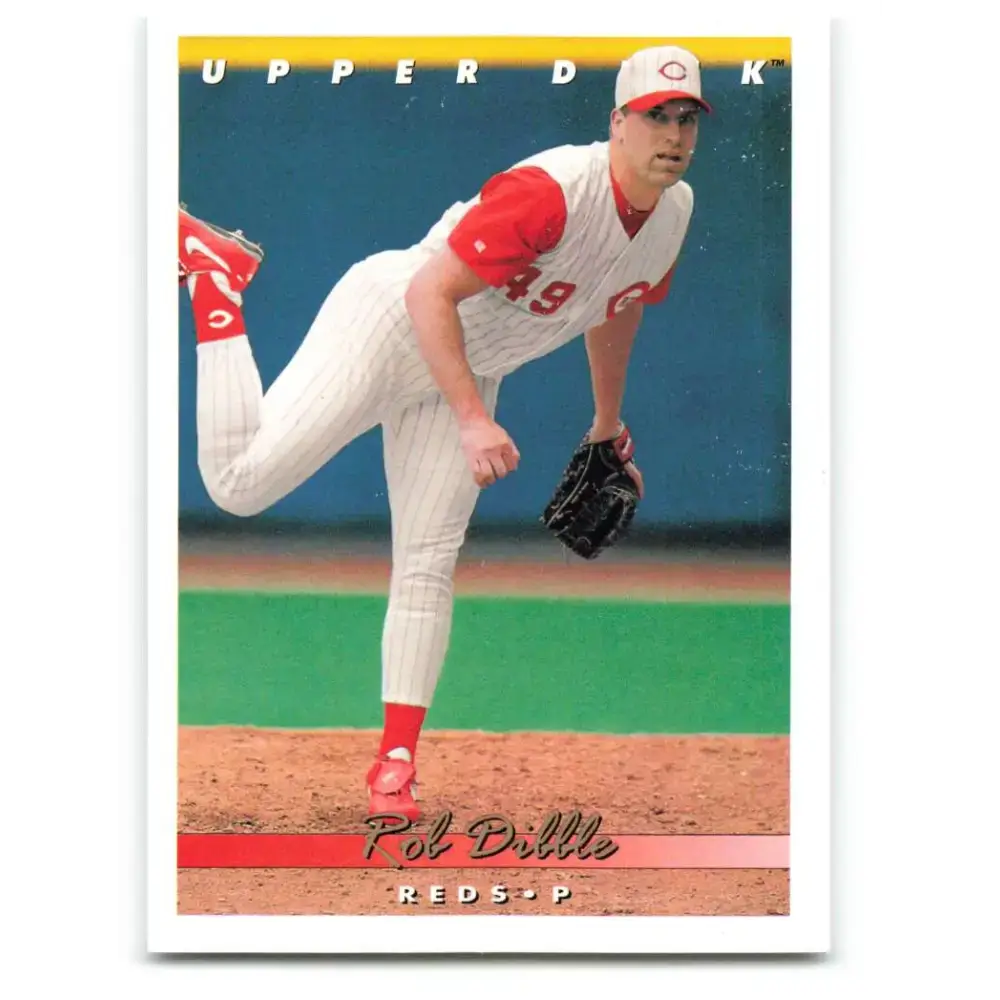 1993 Upper Deck #675 Rob Dibble VG Cincinnati Reds Baseball Card - Baseball Card Single