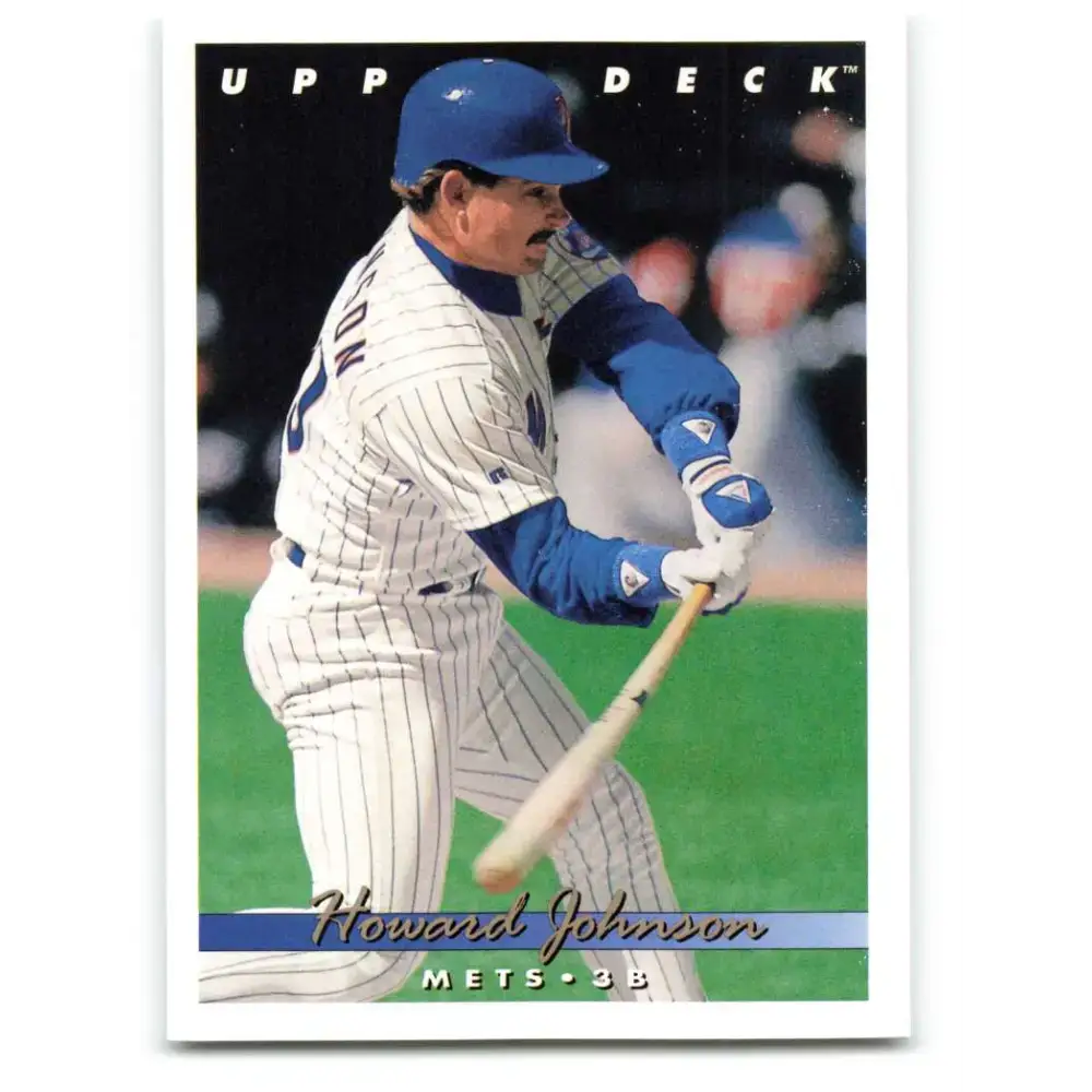 1993 Upper Deck #676 Howard Johnson VG New York Mets Baseball Card - Baseball Card Single