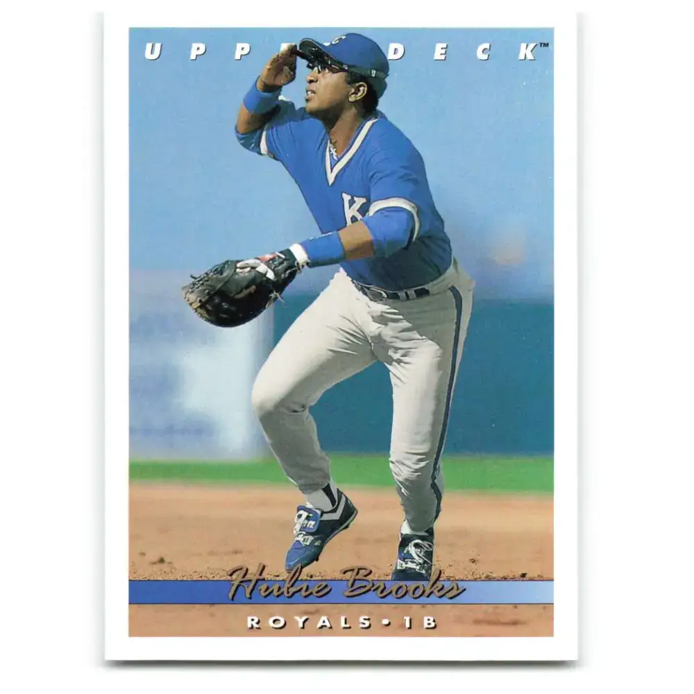 1993 Upper Deck #680 Hubie Brooks VG Kansas City Royals Baseball Card - Baseball Card Single