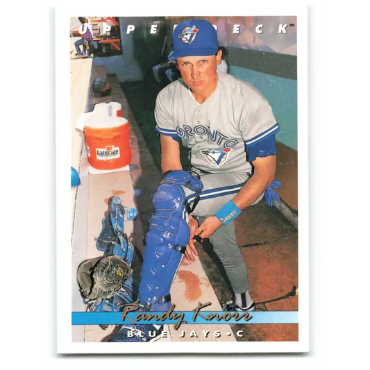 1993 Upper Deck #682 Randy Knorr VG Toronto Blue Jays Baseball Card - Baseball Card Single