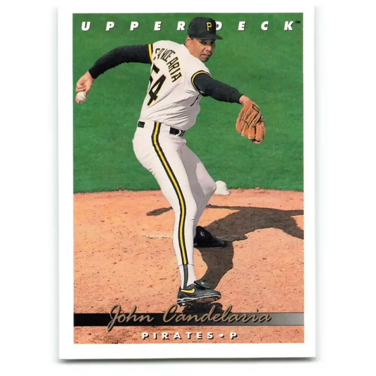 1993 Upper Deck #690 John Candelaria VG Pittsburgh Pirates Baseball Card - Baseball Card Single