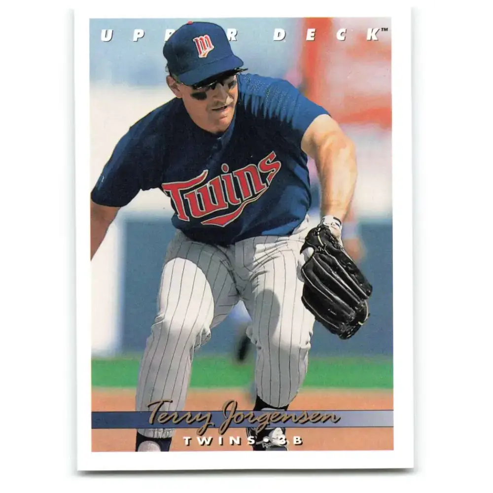 1993 Upper Deck #697 Terry Jorgensen VG Minnesota Twins Baseball Card - Baseball Card Single