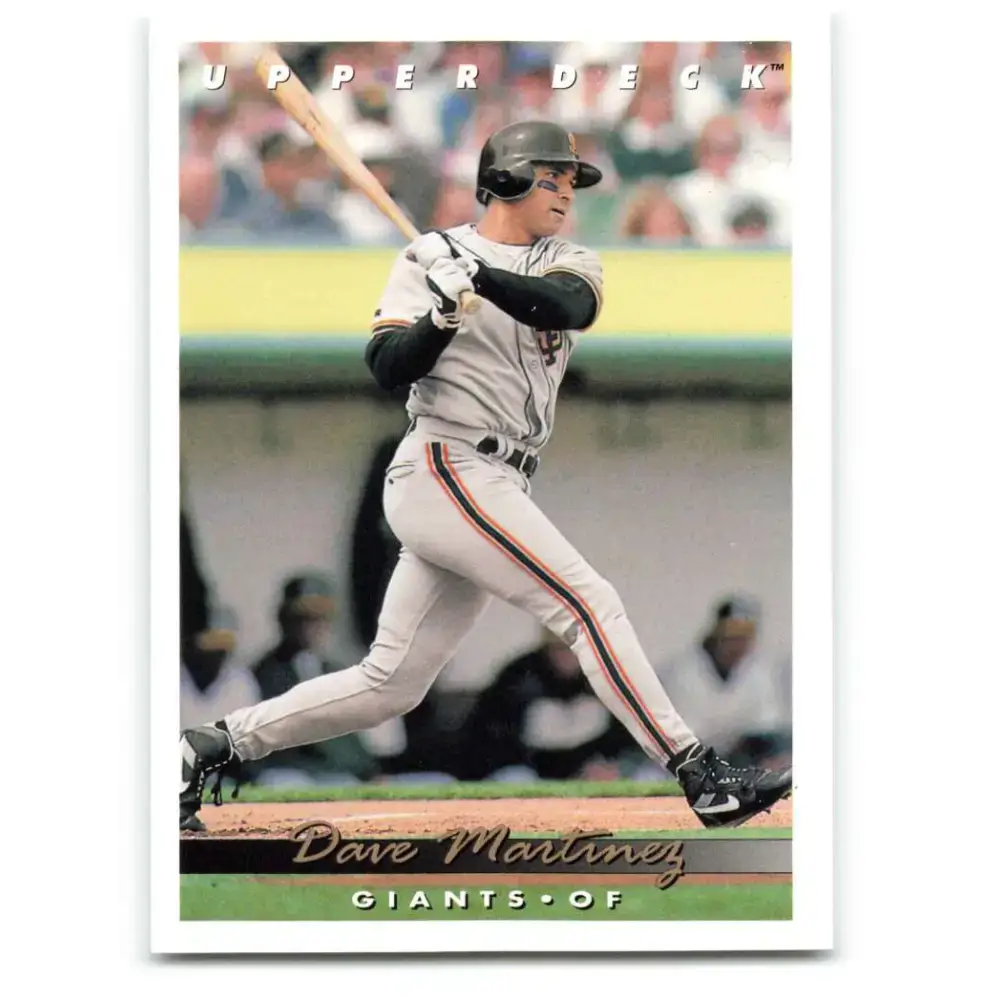 1993 Upper Deck #700 Dave Martinez VG San Francisco Giants Baseball Card - Baseball Card Single