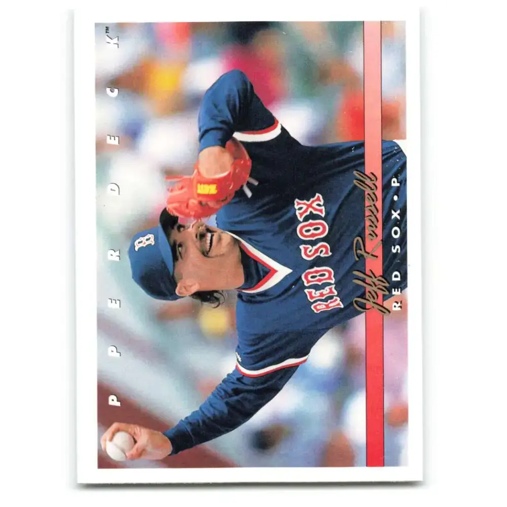 1993 Upper Deck #702 Jeff Russell VG Boston Red Sox Baseball Card - Baseball Card Single