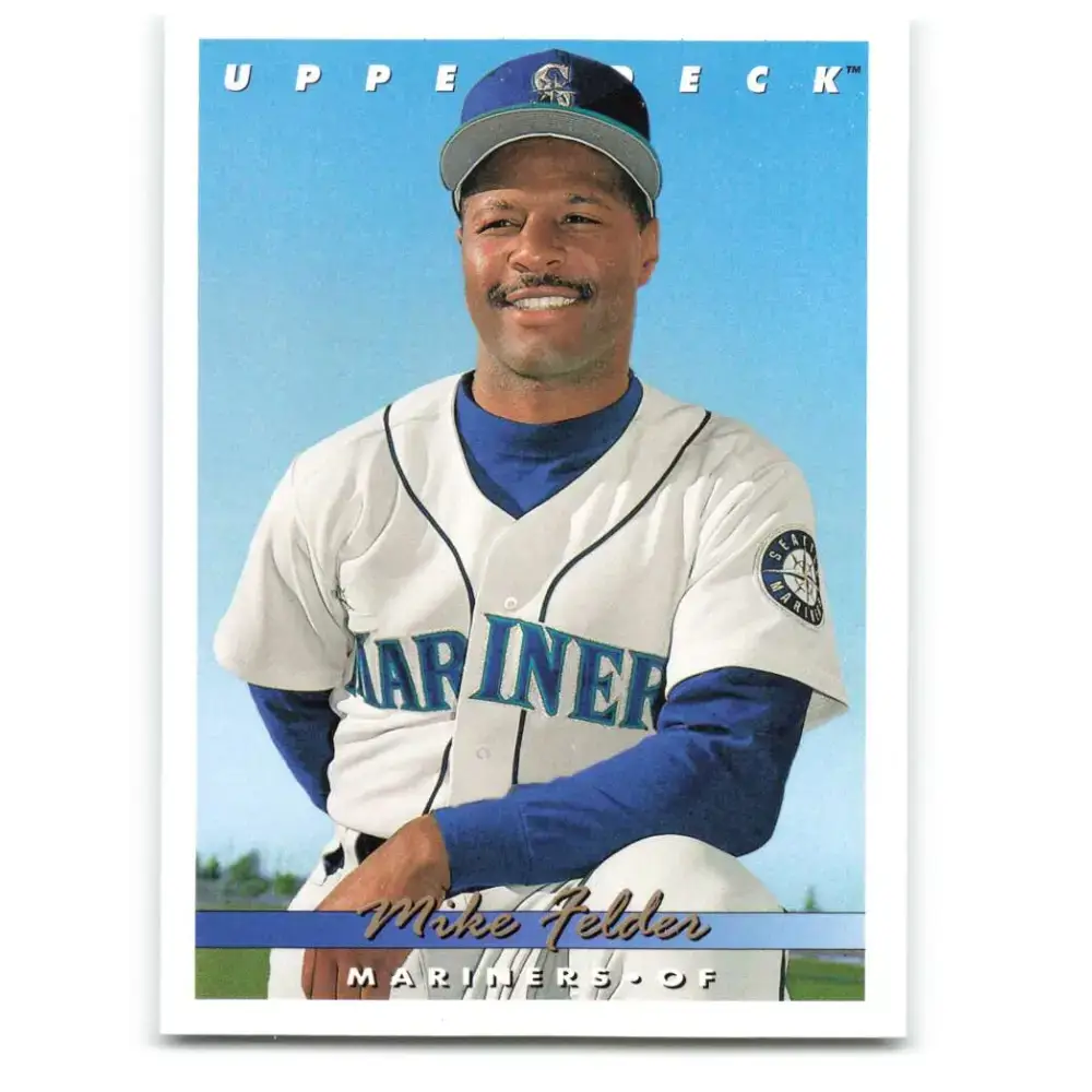 1993 Upper Deck #714 Mike Felder VG Seattle Mariners Baseball Card - Baseball Card Single
