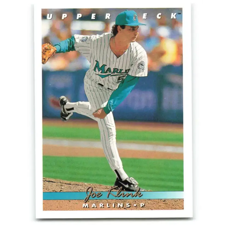 1993 Upper Deck #715 Joe Klink VG Florida Marlins Baseball Card - Baseball Card Single
