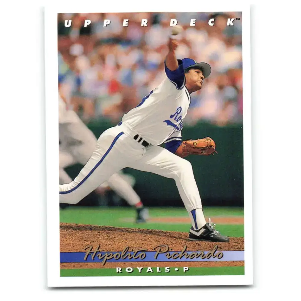 1993 Upper Deck #72 Hipolito Pichardo VG Kansas City Royals Baseball Card - Baseball Card Single