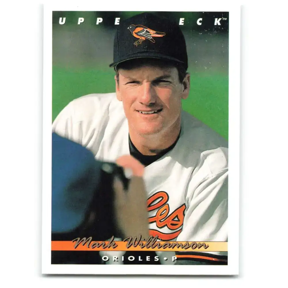 1993 Upper Deck #722 Mark Williamson VG Baltimore Orioles Baseball Card - Baseball Card Single