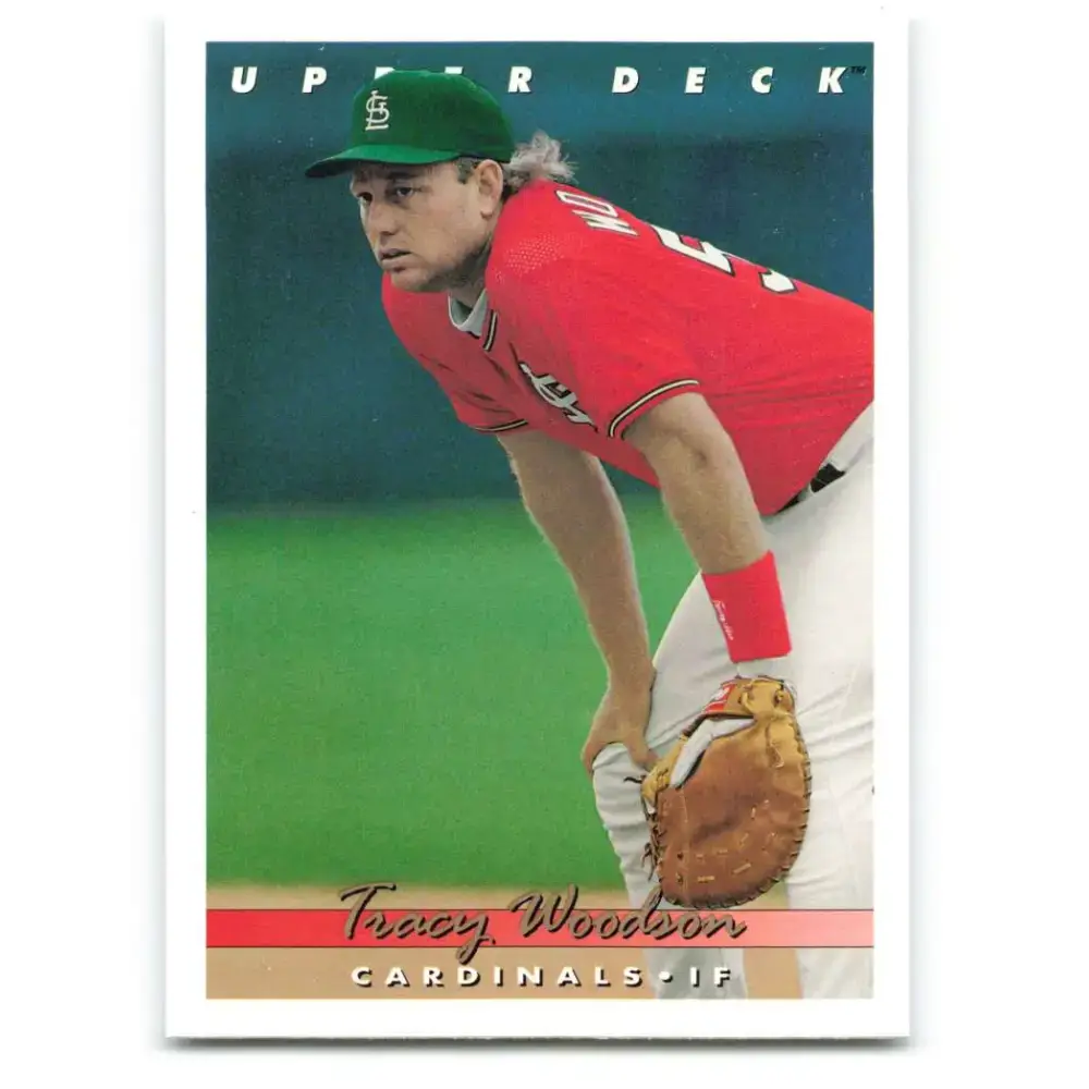 1993 Upper Deck #728 Tracy Woodson VG St. Louis Cardinals Baseball Card - Baseball Card Single