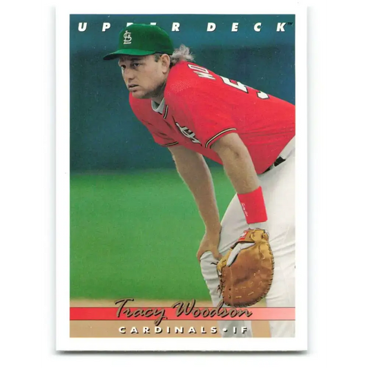 1993 Upper Deck #728 Tracy Woodson VG St. Louis Cardinals Baseball Card - Baseball Card Single