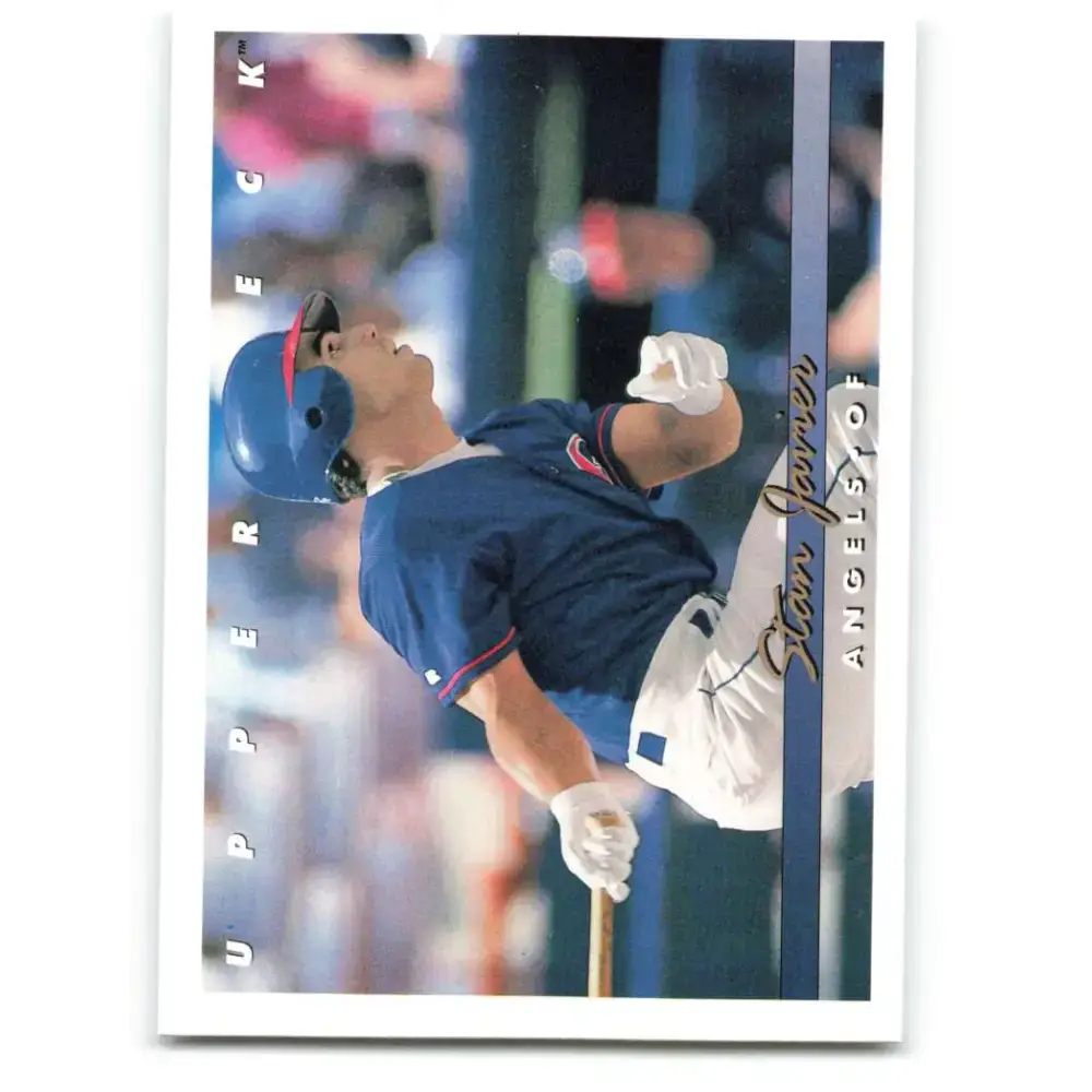 1993 Upper Deck #730 Stan Javier VG California Angels Baseball Card - Baseball Card Single