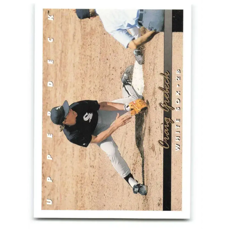 1993 Upper Deck #738 Craig Grebeck VG Chicago White Sox Baseball Card - Baseball Card Single