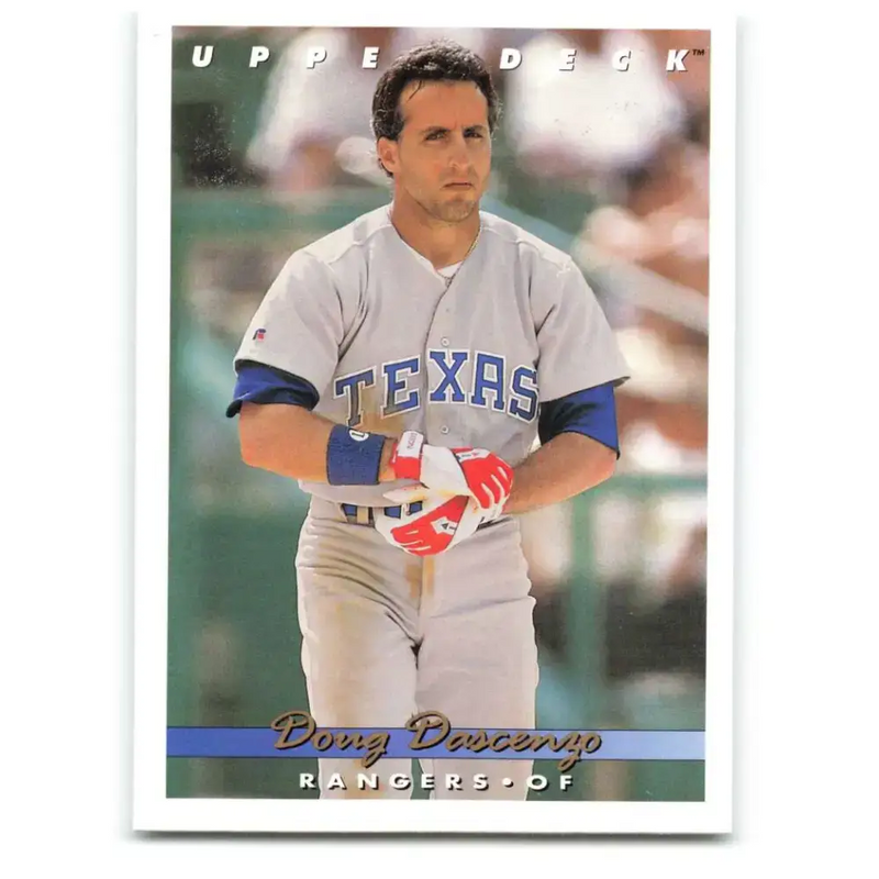 1993 Upper Deck #739 Doug Dascenzo VG Texas Rangers Baseball Card - Baseball Card Single