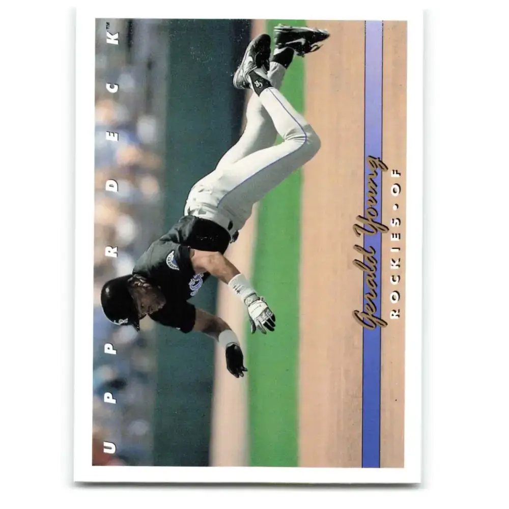 1993 Upper Deck #740 Gerald Young VG Colorado Rockies Baseball Card - Baseball Card Single