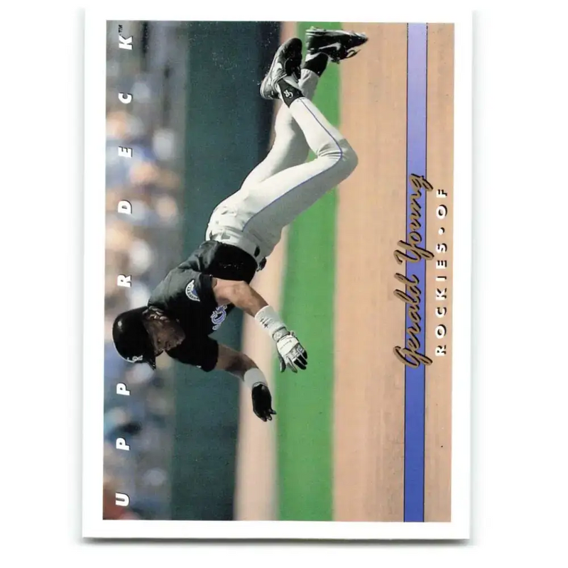 1993 Upper Deck #740 Gerald Young VG Colorado Rockies Baseball Card - Baseball Card Single