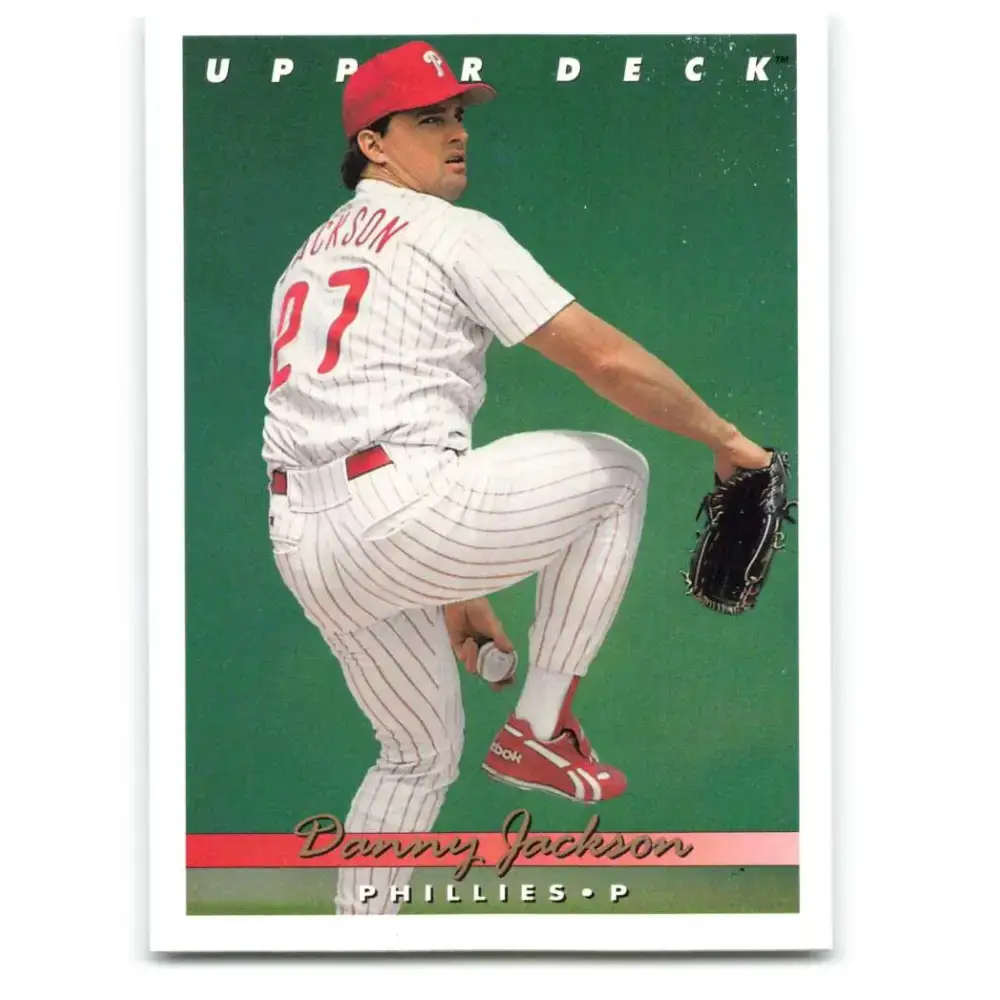 1993 Upper Deck #753 Danny Jackson VG Philadelphia Phillies Baseball Card - Baseball Card Single