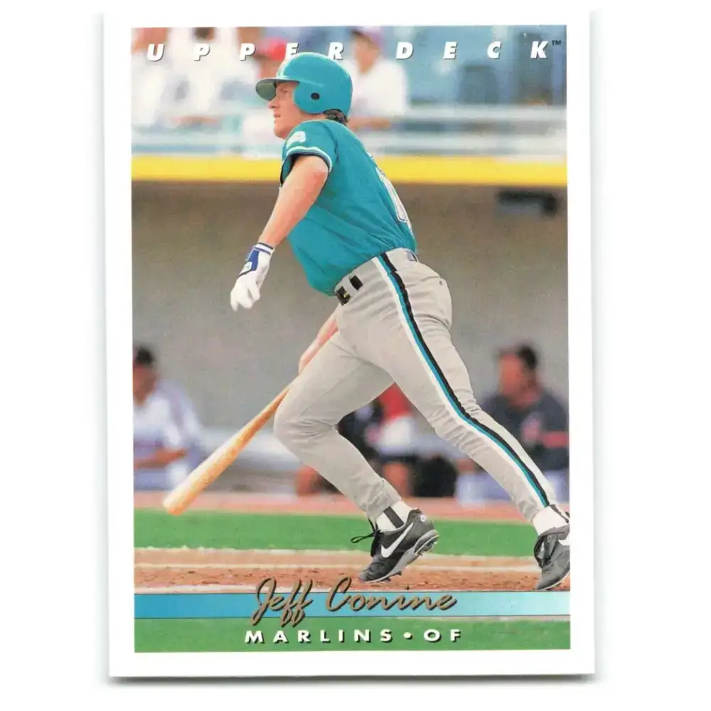 1993 Upper Deck #754 Jeff Conine VG Florida Marlins Baseball Card - Baseball Card Single