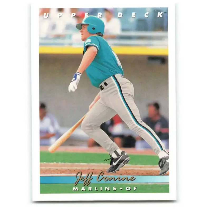 1993 Upper Deck #754 Jeff Conine VG Florida Marlins Baseball Card - Baseball Card Single