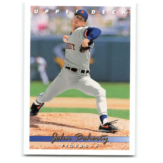 1993 Upper Deck #757 John Doherty VG Detroit Tigers Baseball Card - Baseball Card Single