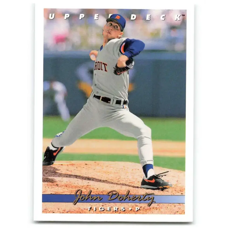 1993 Upper Deck #757 John Doherty VG Detroit Tigers Baseball Card - Baseball Card Single