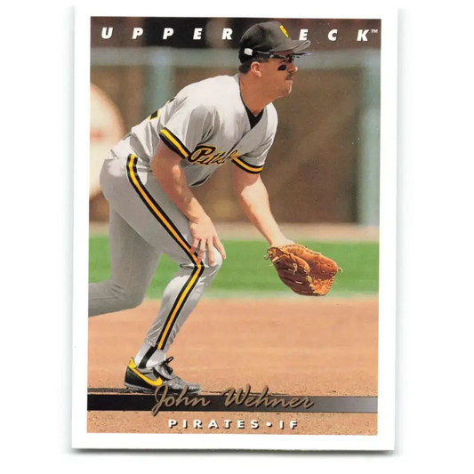 1993 Upper Deck #759 John Wehner VG Pittsburgh Pirates Baseball Card - Baseball Card Single