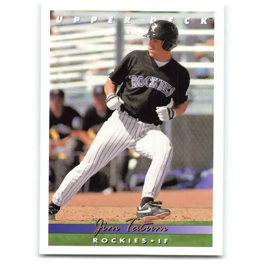 1993 Upper Deck #761 Jim Tatum VG Colorado Rockies Baseball Card - Baseball Card Single