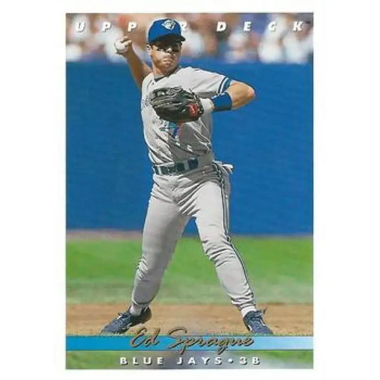 1993 Upper Deck #764 Ed Sprague VG Toronto Blue Jays Baseball Card - Baseball Card Single
