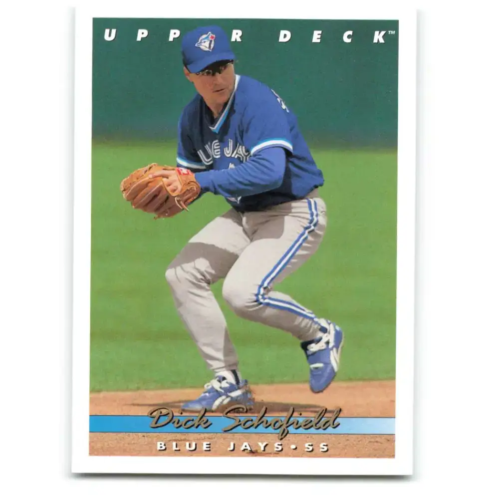 1993 Upper Deck #768 Dick Schofield VG Toronto Blue Jays Baseball Card - Baseball Card Single