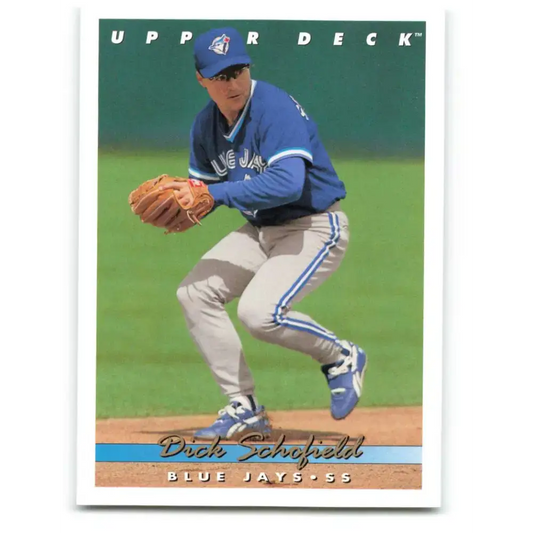 1993 Upper Deck #768 Dick Schofield VG Toronto Blue Jays Baseball Card - Baseball Card Single