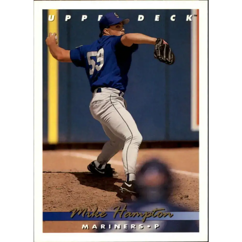 1993 Upper Deck #783 Mike Hampton VG Seattle Mariners Baseball Card - Baseball Card Single