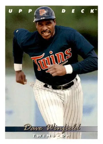 1993 Upper Deck Dave Winfield Minnesota Twins baseball card with original gloss