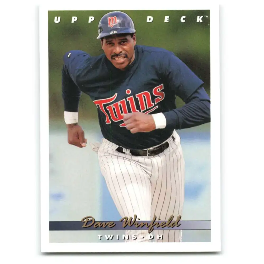 1993 Upper Deck #786 Dave Winfield VG Minnesota Twins Baseball Card - Baseball Card Single
