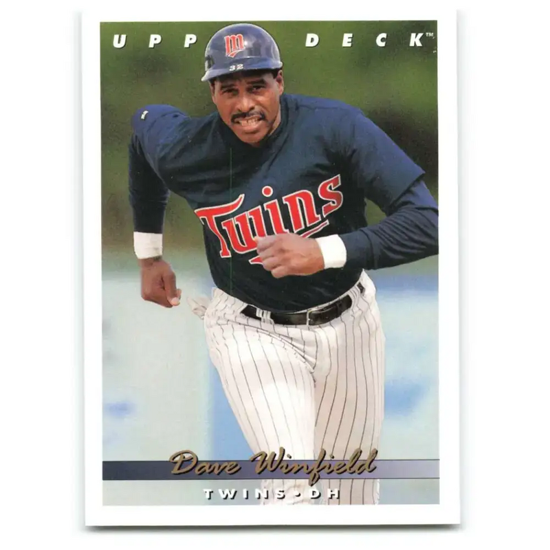 1993 Upper Deck #786 Dave Winfield VG Minnesota Twins Baseball Card - Baseball Card Single