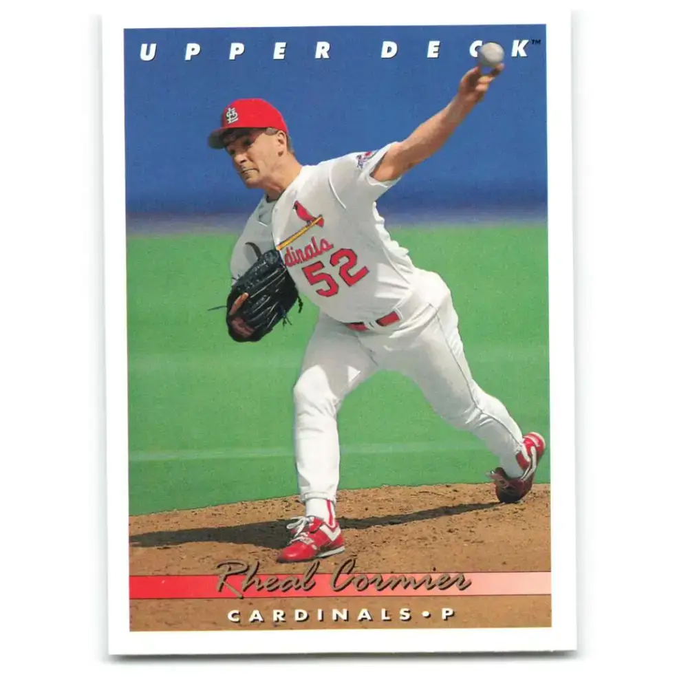 1993 Upper Deck #79 Rheal Cormier UER VG St. Louis Cardinals Baseball Card - Baseball Card Single
