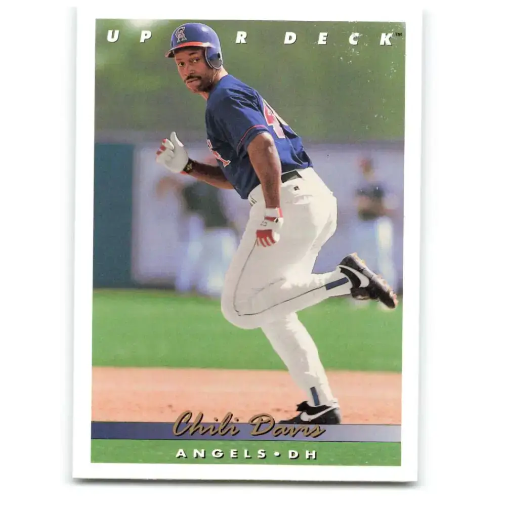 1993 Upper Deck #794 Chili Davis VG California Angels Baseball Card - Baseball Card Single