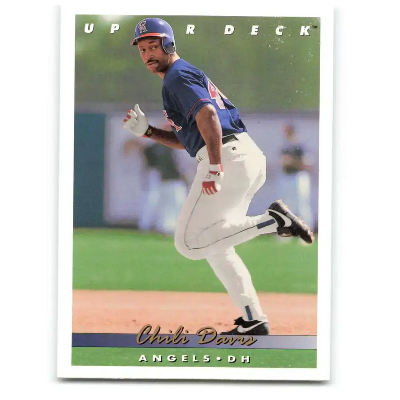 1993 Upper Deck #794 Chili Davis VG California Angels Baseball Card - Baseball Card Single