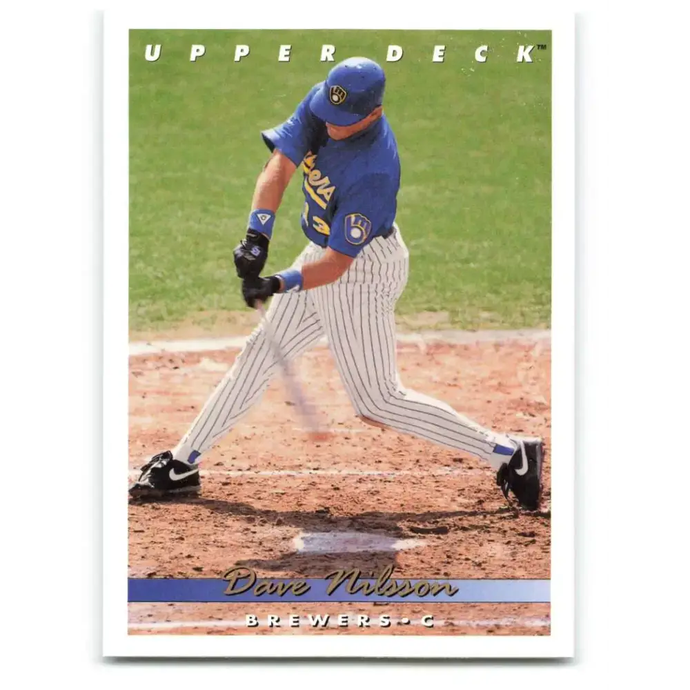1993 Upper Deck #795 Dave Nilsson VG Milwaukee Brewers Baseball Card - Baseball Card Single