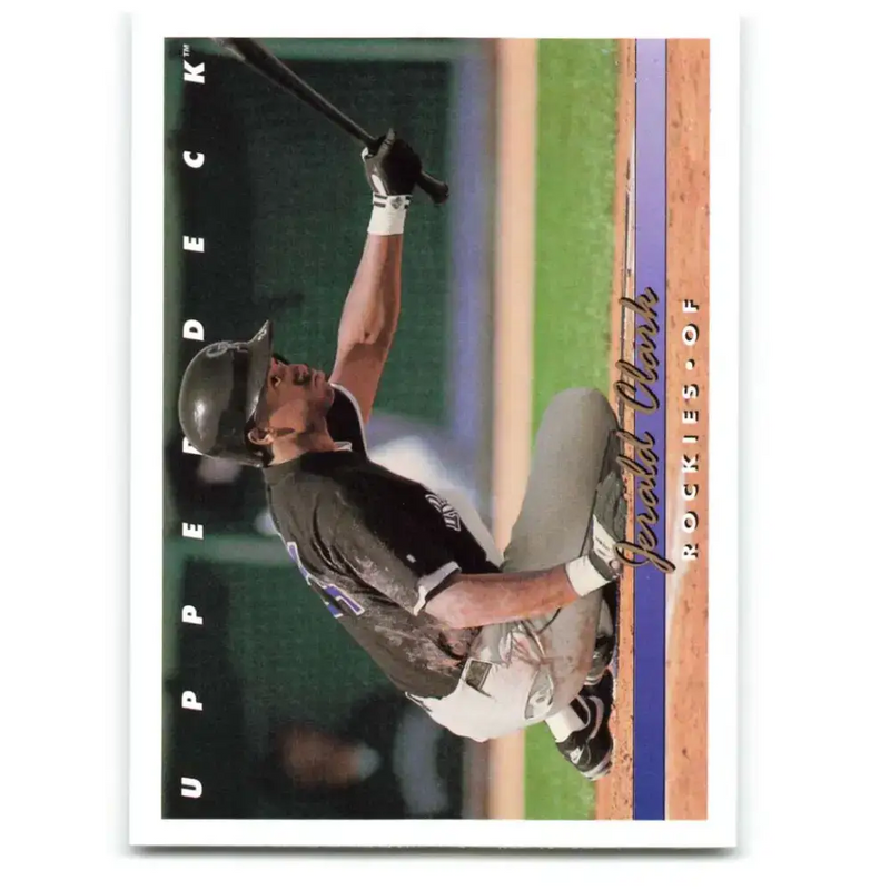 1993 Upper Deck #797 Jerald Clark VG Colorado Rockies Baseball Card - Baseball Card Single