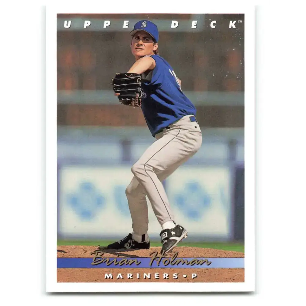 1993 Upper Deck #799 Brian Holman VG Seattle Mariners Baseball Card - Baseball Card Single