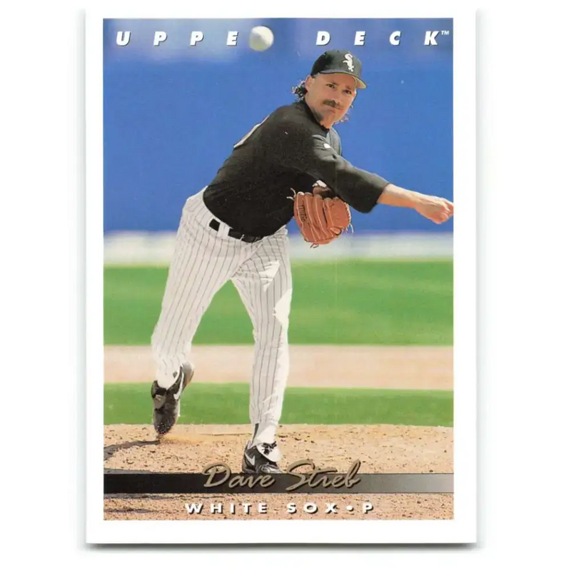 1993 Upper Deck #805 Dave Stieb VG Chicago White Sox Baseball Card - Baseball Card Single