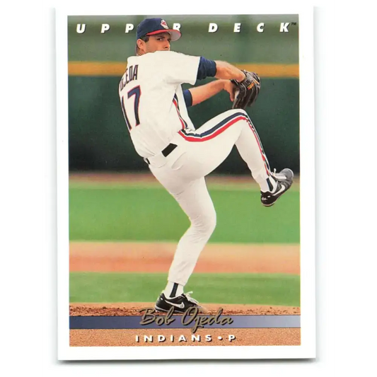 1993 Upper Deck #808 Bob Ojeda VG Cleveland Indians Baseball Card - Baseball Card Single