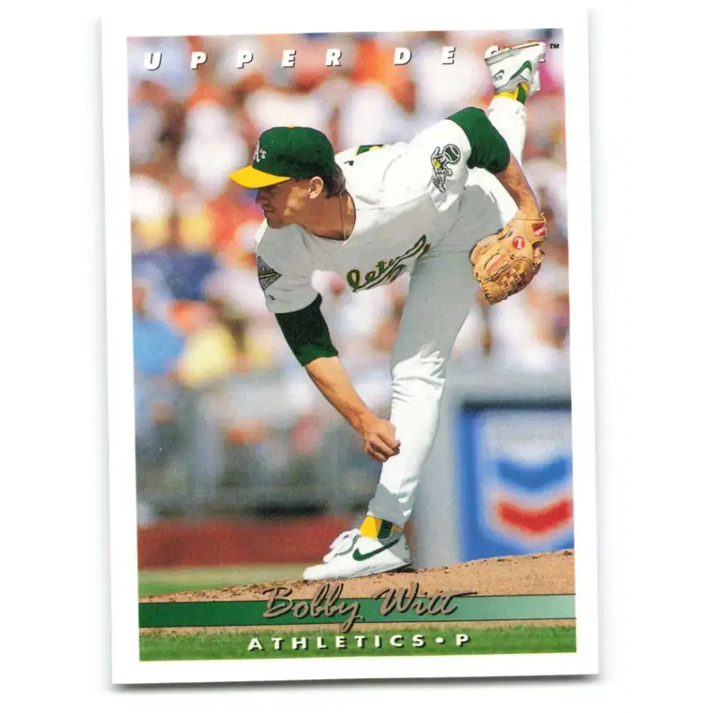 1993 Upper Deck #87 Bobby Witt VG Oakland Athletics Baseball Card - Baseball Card Single