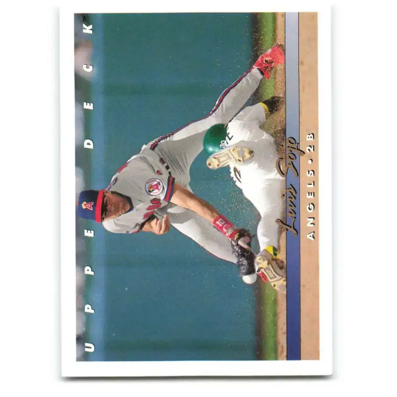 1993 Upper Deck #94 Luis Sojo VG California Angels Baseball Card - Baseball Card Single