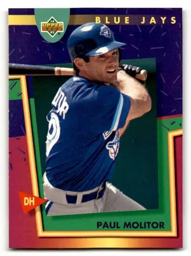 1993 Upper Deck Fun Pack Paul Molitor baseball card Toronto Blue Jays ID 62767
