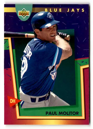Paul Molitor baseball card from 1993 Upper Deck Fun Pack Toronto Blue Jays
