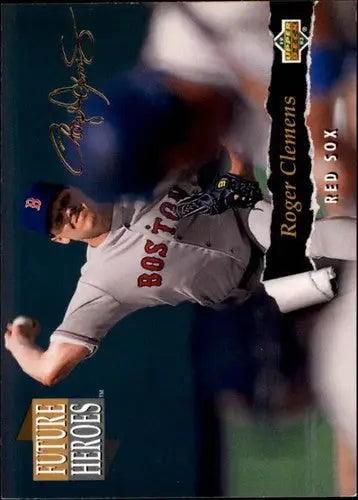 1993 Upper Deck Future Heroes #57 Roger Clemens NM-MT Red Sox - Baseball Card Single