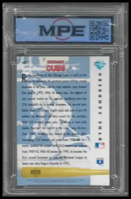 1993 Upper Deck Home Run Heroes #HR11 Ryne Sandberg MPE 9 - Baseball Card Single
